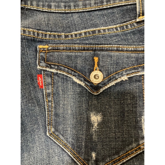 Levi’s 542 Distressed Straight Leg Pencil Jean Size 8 M. - Picture 9 of 9